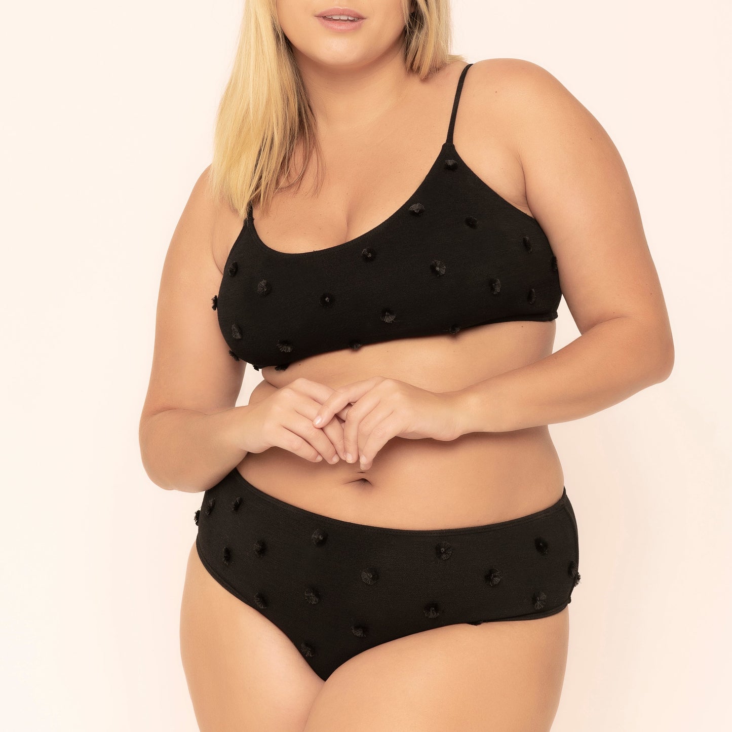 Calcinha Bianca - Preto/preto