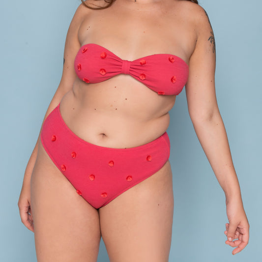 Conjunto Hot Pant - Coral